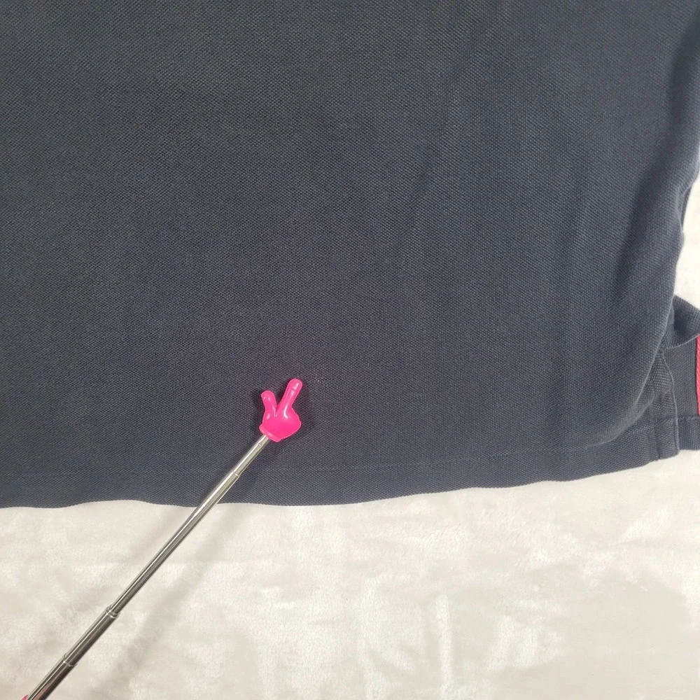 Polo Ralph Lauren Short Sleeve Polo Shirt Men's XXL Black Big Pony Marine Supply